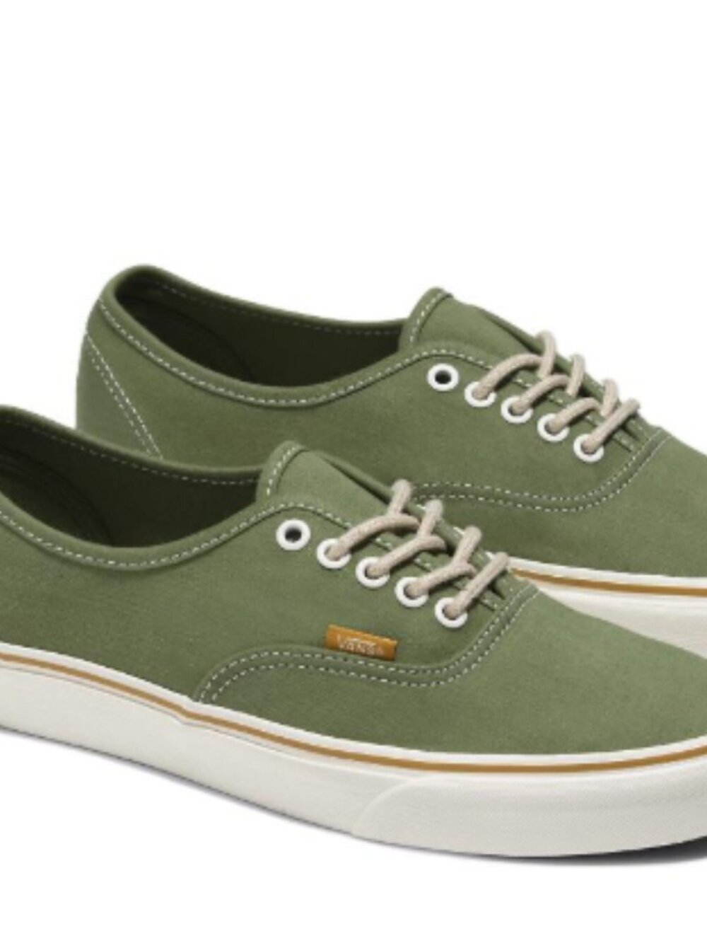 Vans-Authentic 'Embroidered Check Loden Green' - Picture 2 of 5